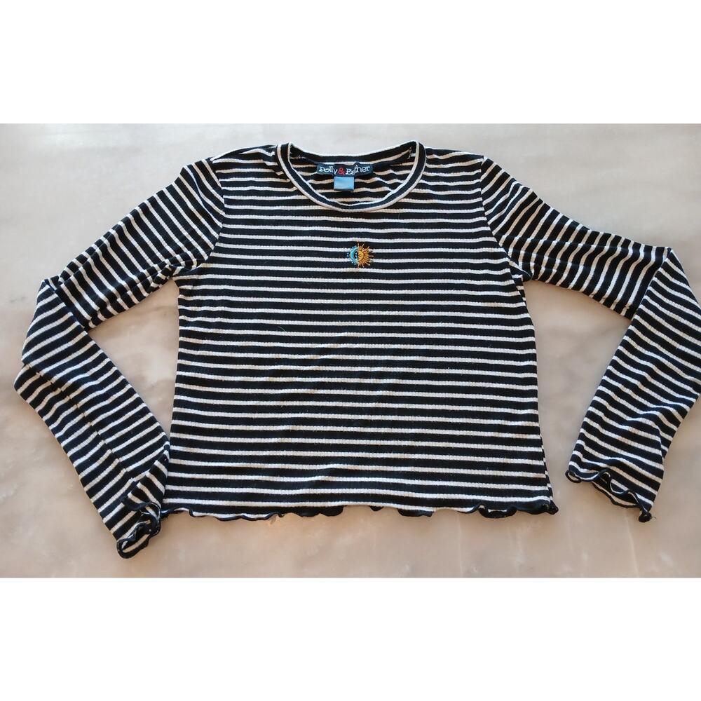 Polly and Esther grunge stripe top size M super soft and lightweight.